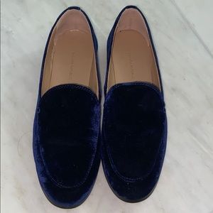 Banana Republic velvet loafers
